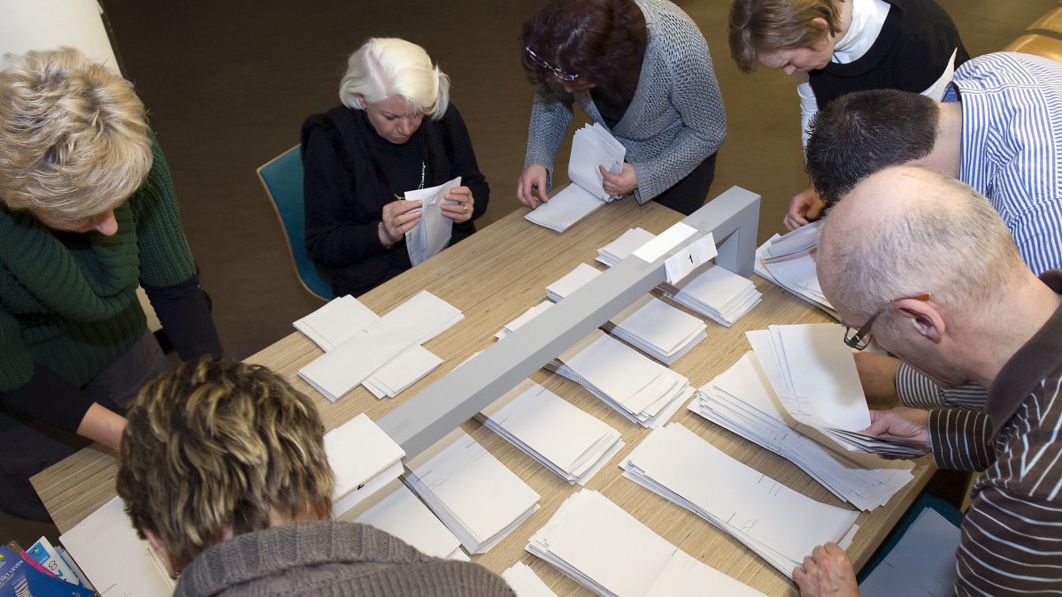 Tweede zitting gemeentelijk stembureau